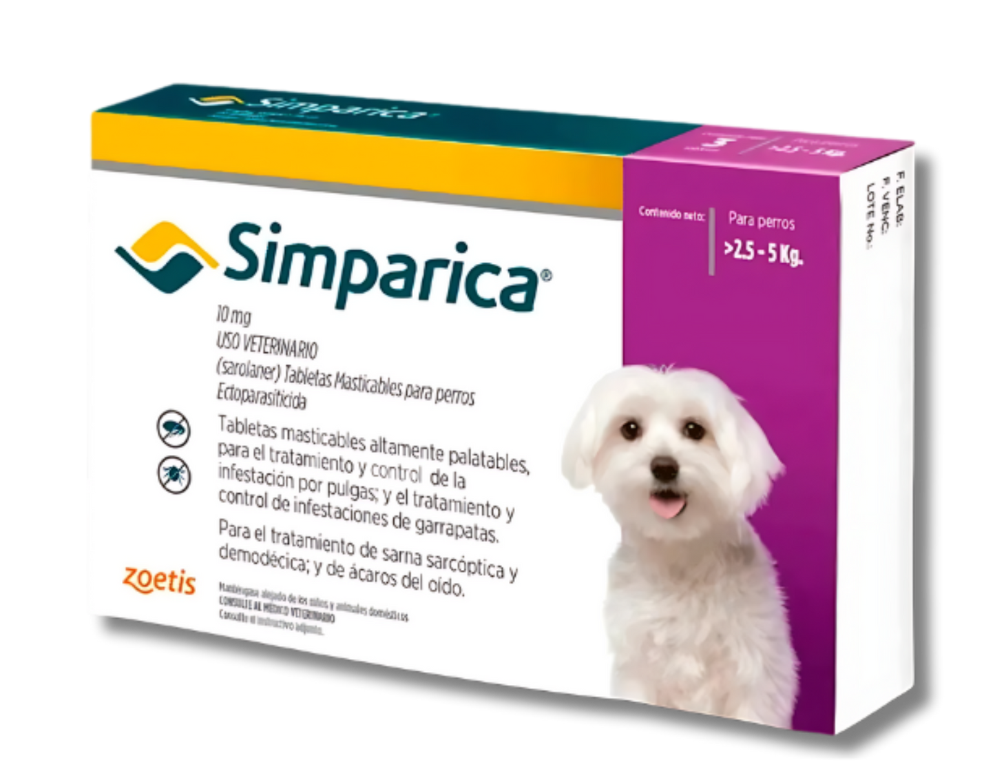 SIMPARICA TABLETA CANINA