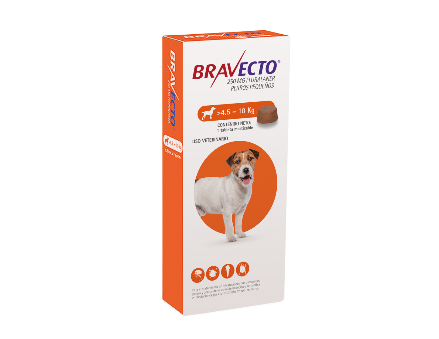 BRAVECTO TABLETA CANINA 12 SEMANAS