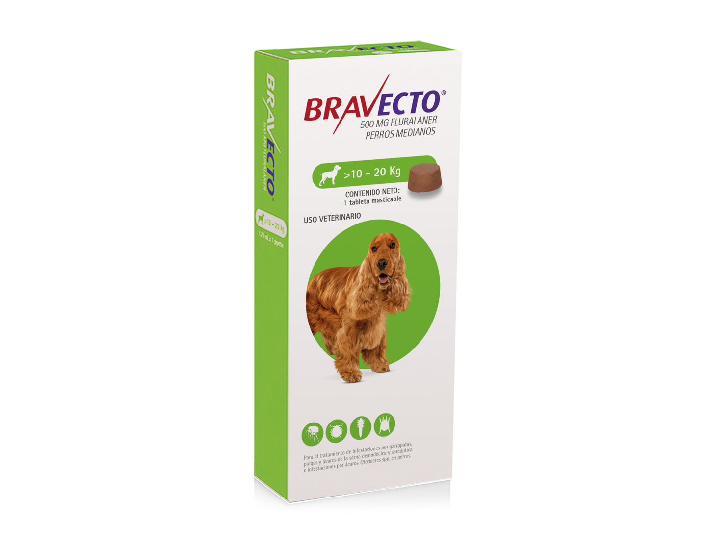 BRAVECTO TABLETA CANINA 12 SEMANAS