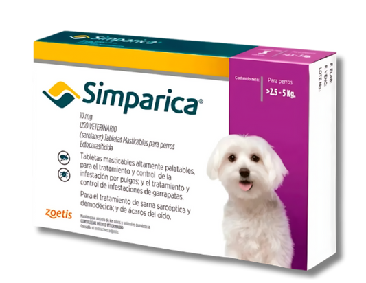 SIMPARICA TABLETA CANINA